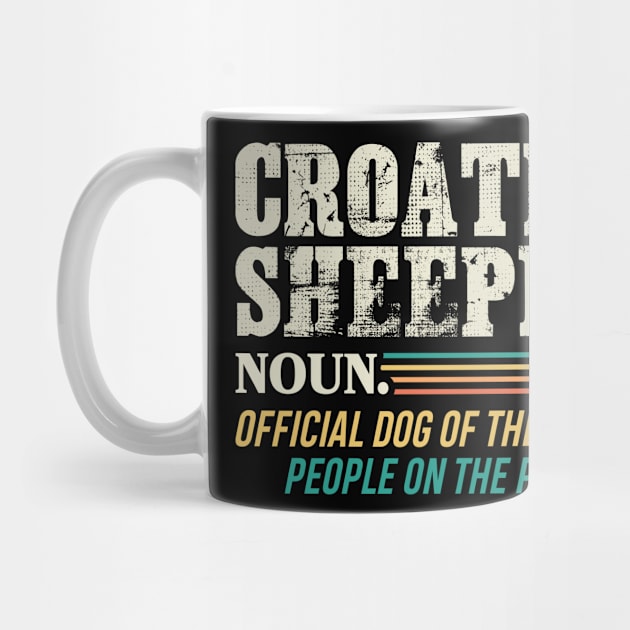 Official Dog Of The Coolest People Croatian Sheepdog by White Martian